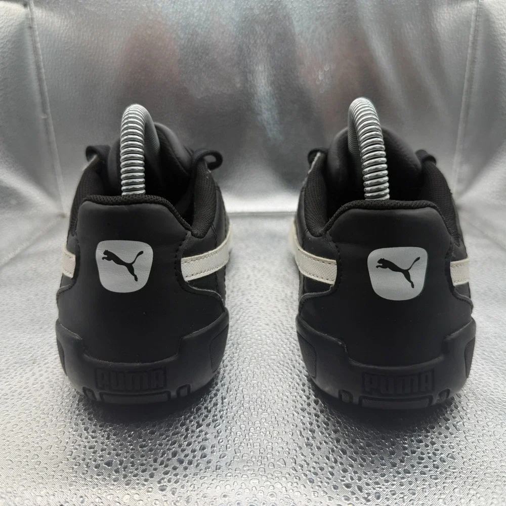 Size 6 Puma Tune Cat‎ 3 Black White Kids Jogging Sneakers Soccer 361208-02